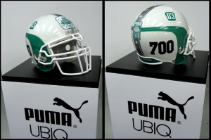 Helmet design for special edition puma shoe